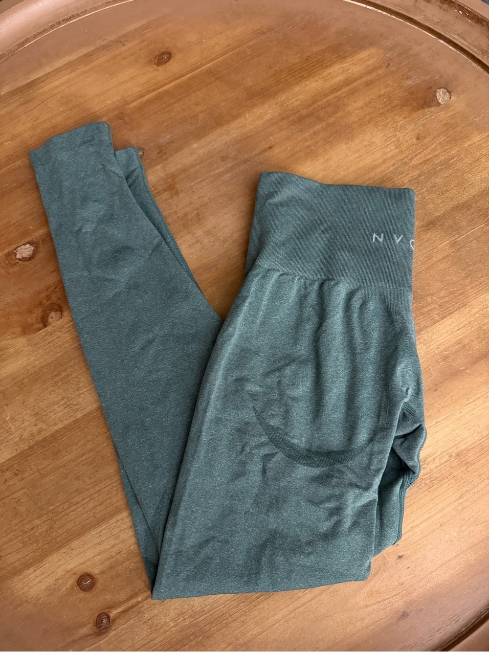 NVGTN Dark Teal High-Rise Performance Leggings